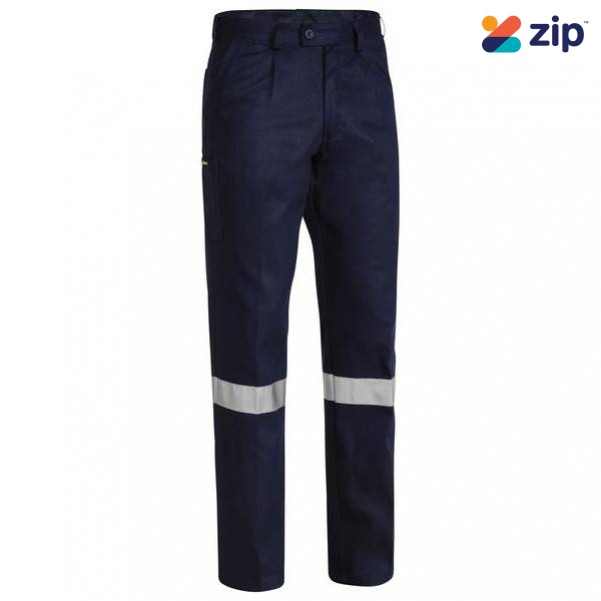 Bisley BP6007T_BPCT - 100% Cotton Navy Taped Original Work Pants